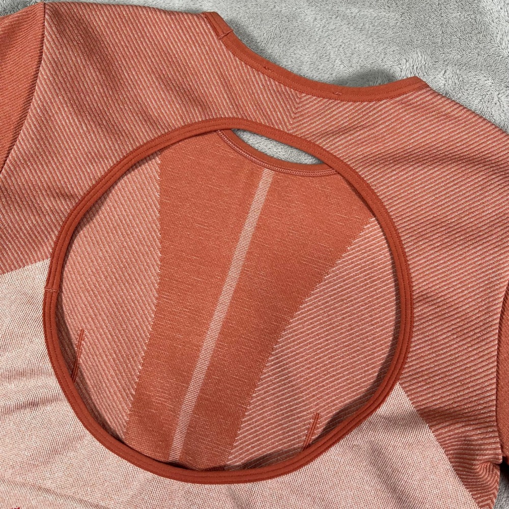 Adidas Stella McCartney True Strength Seamless Crop Top Red Women's Size Medium - Picture 5 of 9